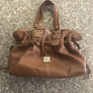 Brown leather Dooney & Bourke tote